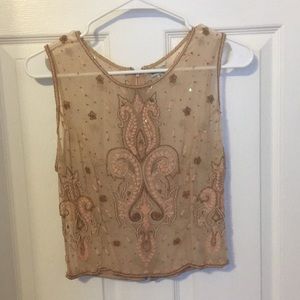 COPY - Anthropologie Moyna beaded top